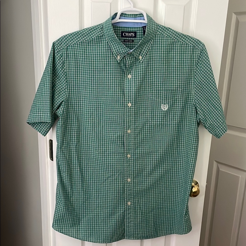 Chaps Green Checkered Shirt